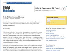 Tablet Screenshot of flight-mechanic.com